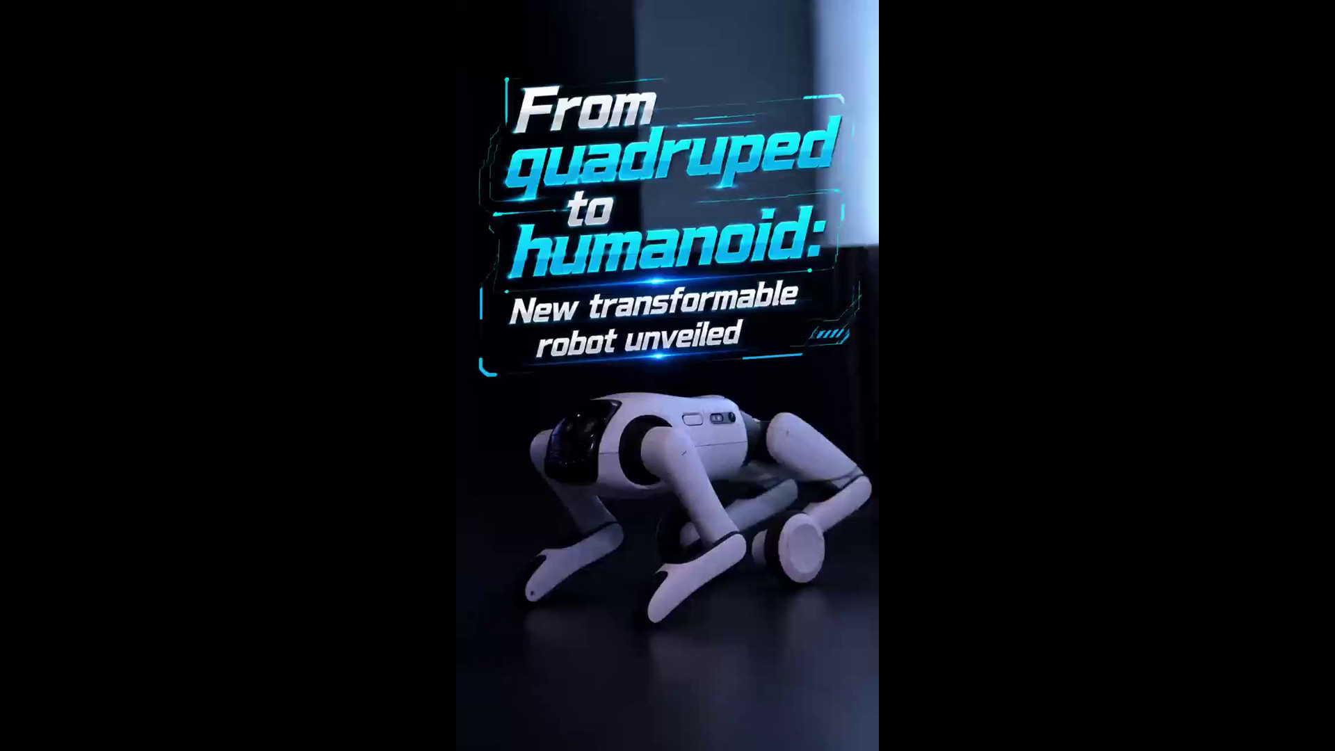 Cina: da quadrupede a umanoide, presentato a Shanghai nuovo robot trasformabile