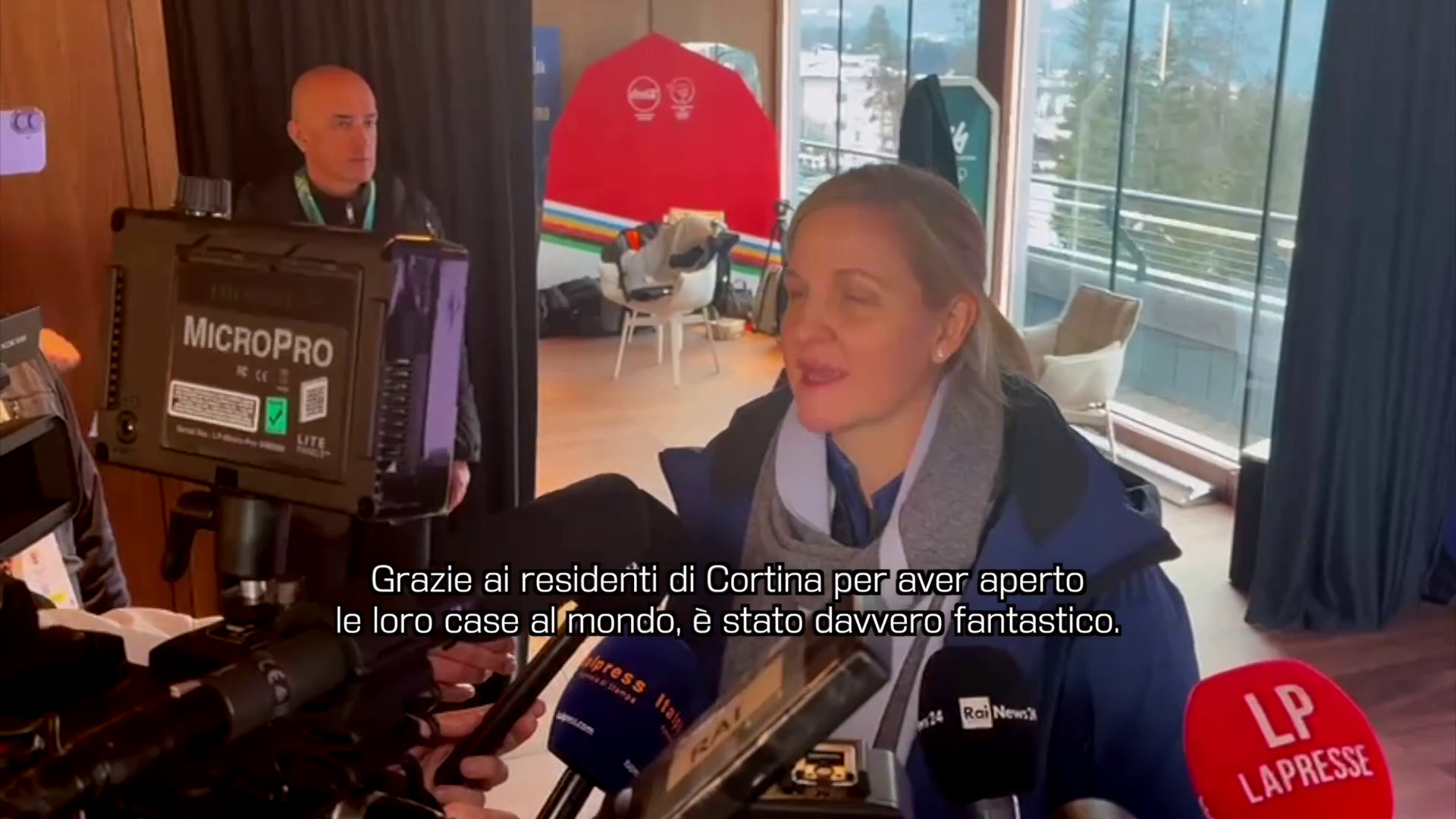 Coventry in visita a Casa Italia a Cortina “Giochi indimenticabili”