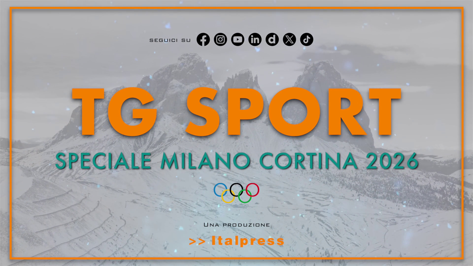 Tg Sport - Speciale Milano Cortina 2026 - 5/2/2026