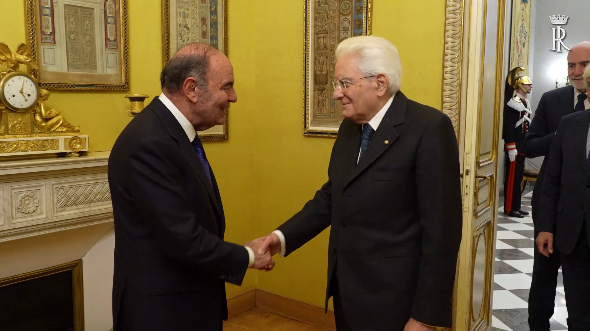 Mattarella riceve Bruno Vespa e la sua redazione per 30 anni di 