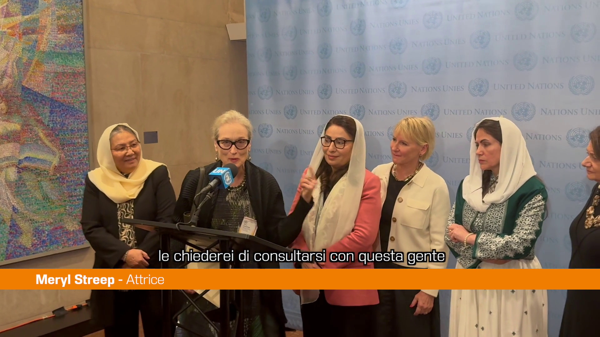 All'ONU Meryl Streep in aiuto delle donne afghane 