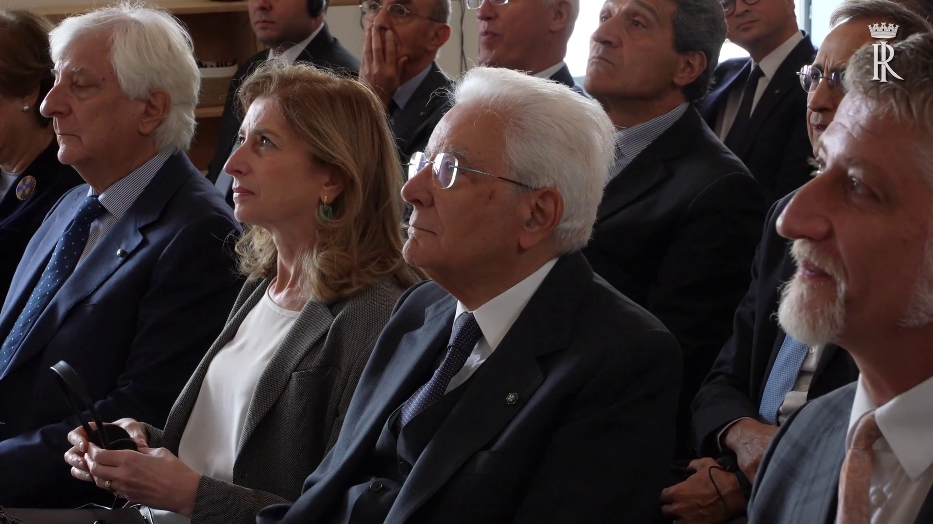 Mattarella all'inaugurazione della mostra 
