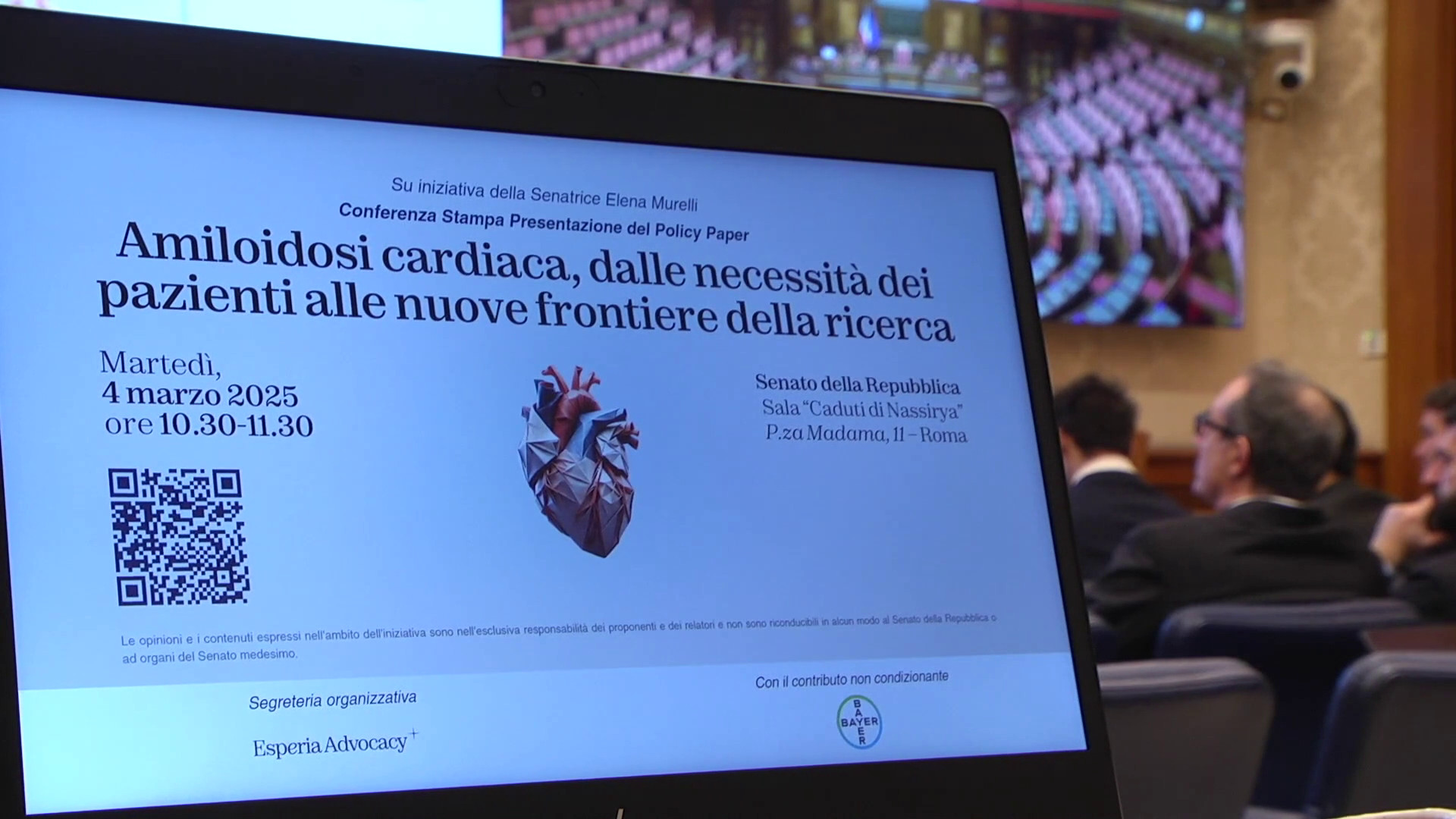 Amiloidosi cardiaca, esperti e istituzioni a confronto in Senato