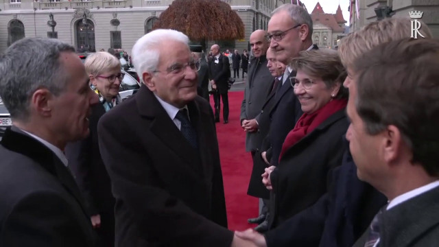 Mattarella incontra il presidente della Confederazione Svizzera