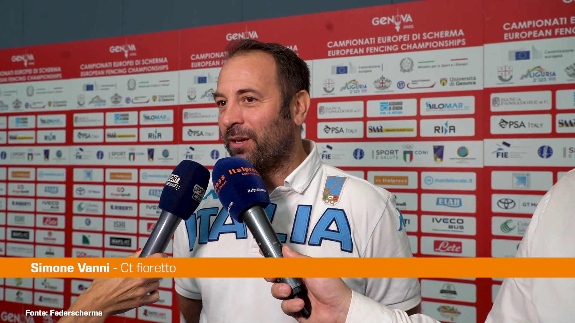 Fiorettiste d'oro agli Europei, ct Vanni 