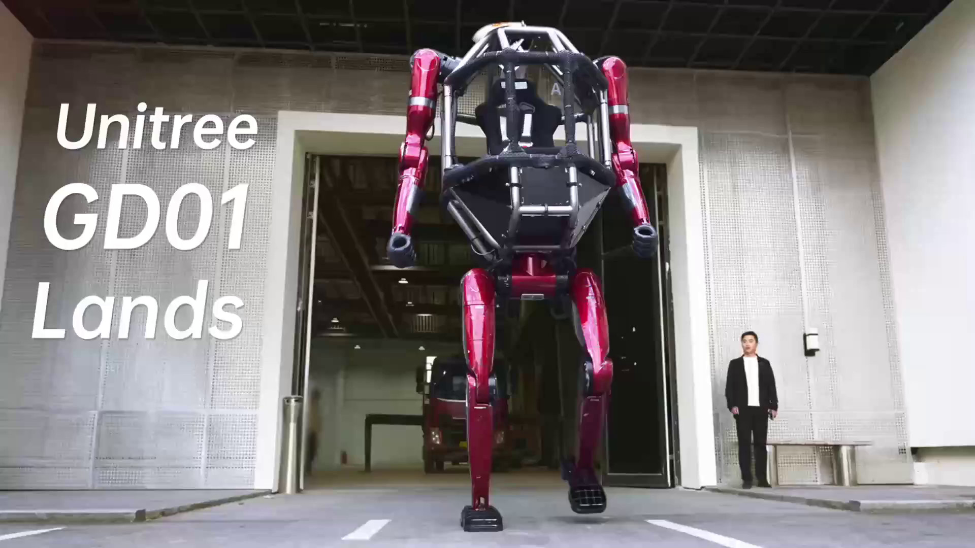 Cina: Unitree lancia GD01, primo mecha trasformabile al mondo con pilota a bordo