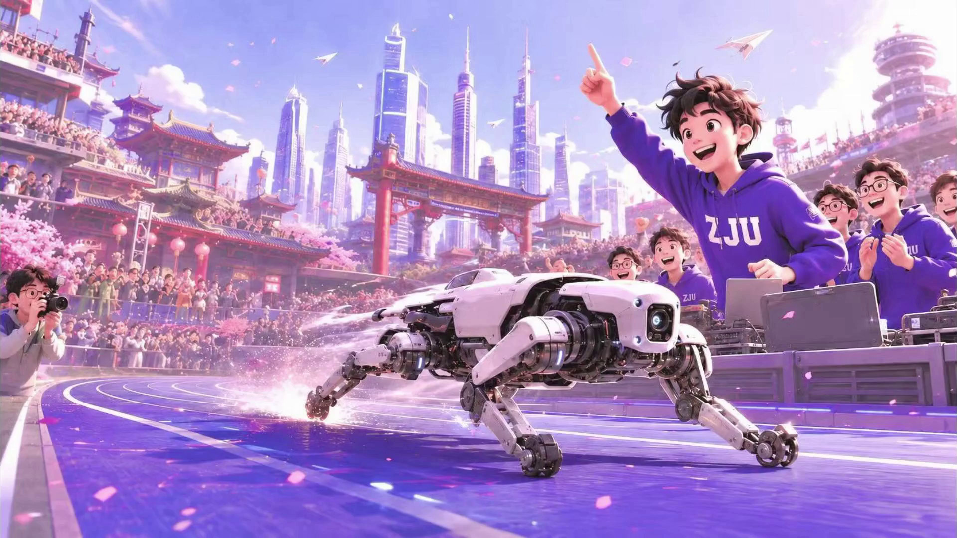 Cina, cane robot stabilisce nuovo Guinness World Record sui 100 metri