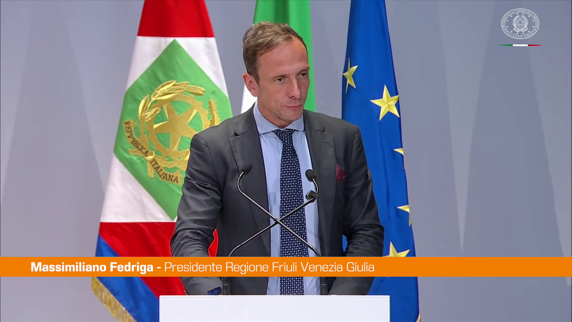Sisma Friuli, Fedriga 