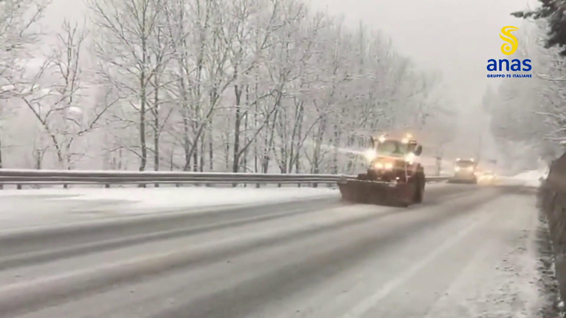 Anas, con il Piano Neve 2023/24 oltre 12 mila interventi