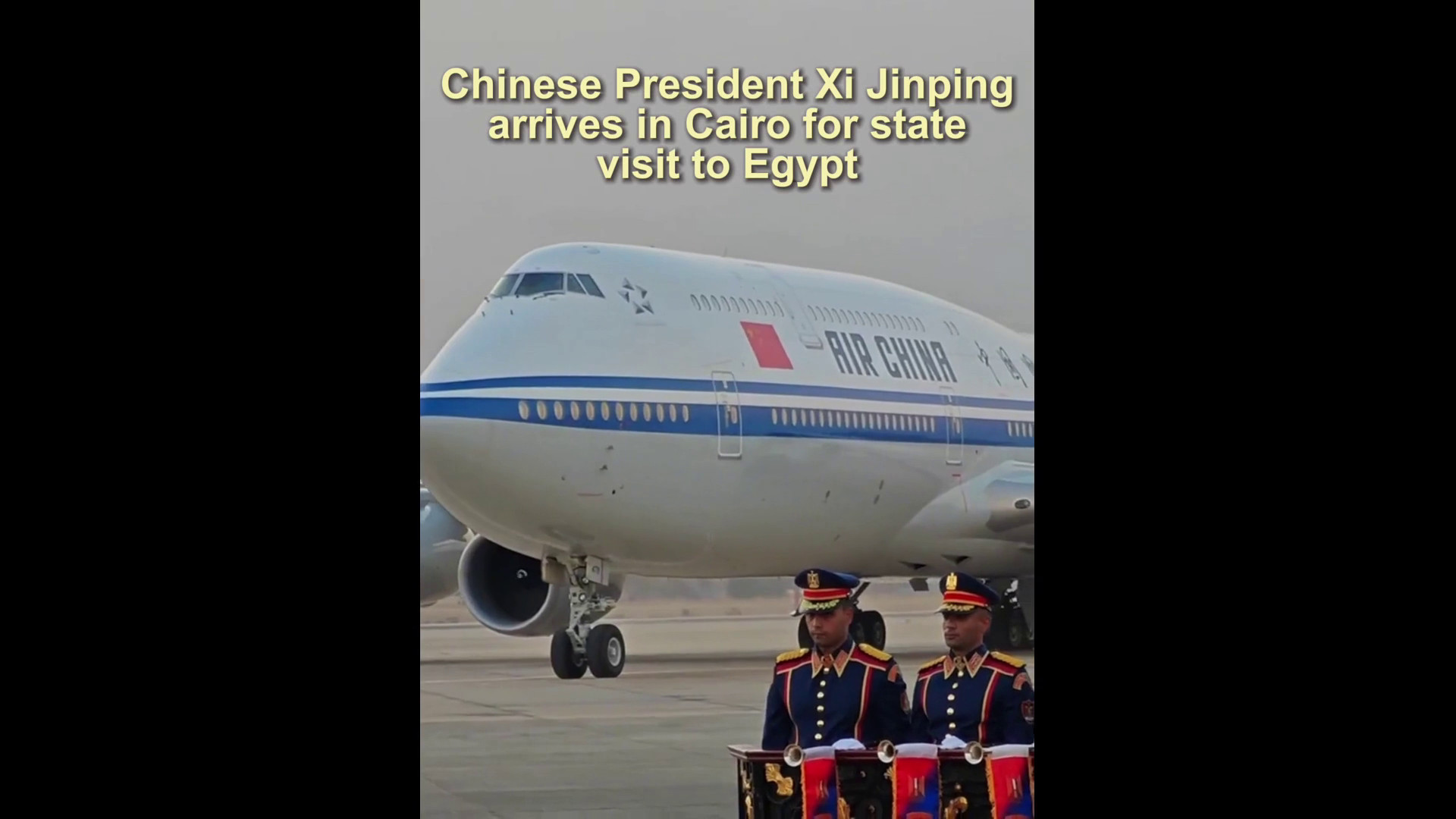 Cina: presidente Xi Jinping arriva al Cairo per una visita di Stato in Egitto
