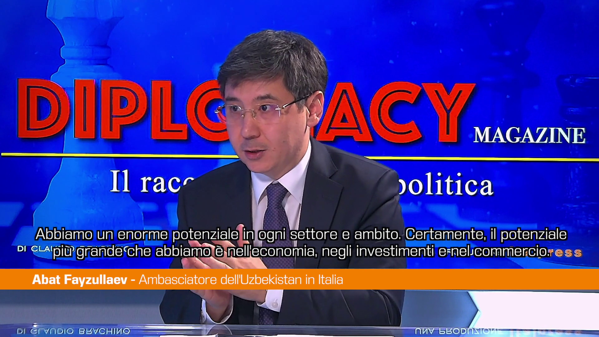 Ambasciatore Fayzullaev “Grande potenziale fra Italia e Uzbekistan”