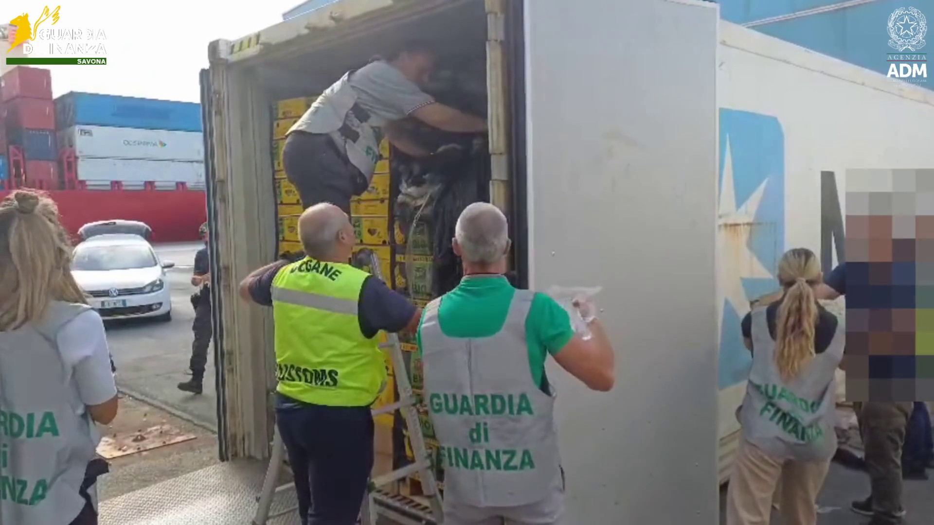 Savona, sequestrati al porto di Vado Ligure 800 chili di cocaina