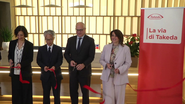 Takeda inaugura una nuova sede a Roma, 30 mln per poli di Rieti e Pisa