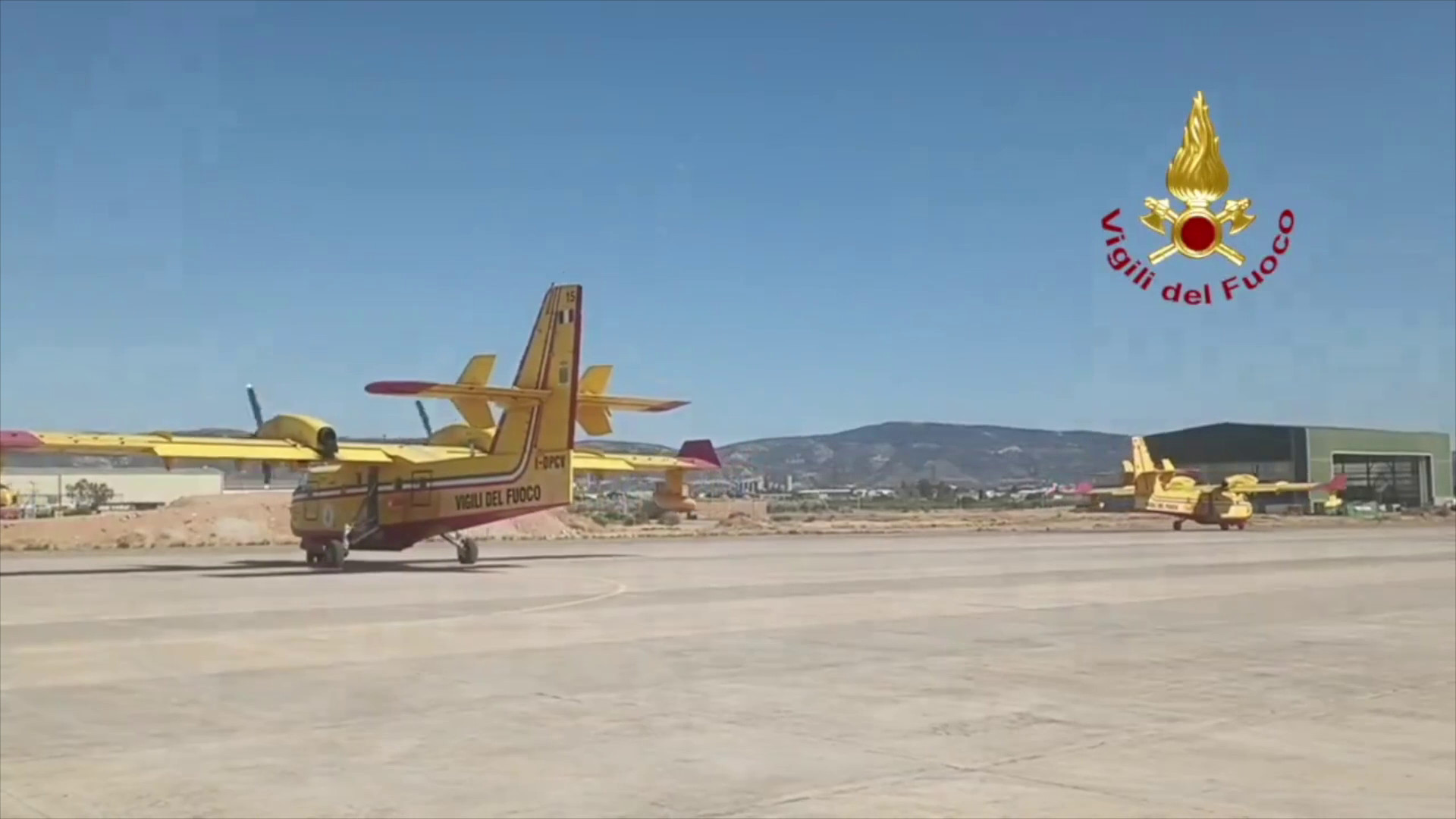 Dall'Italia due Canadair per l'emergenza incendi in Grecia