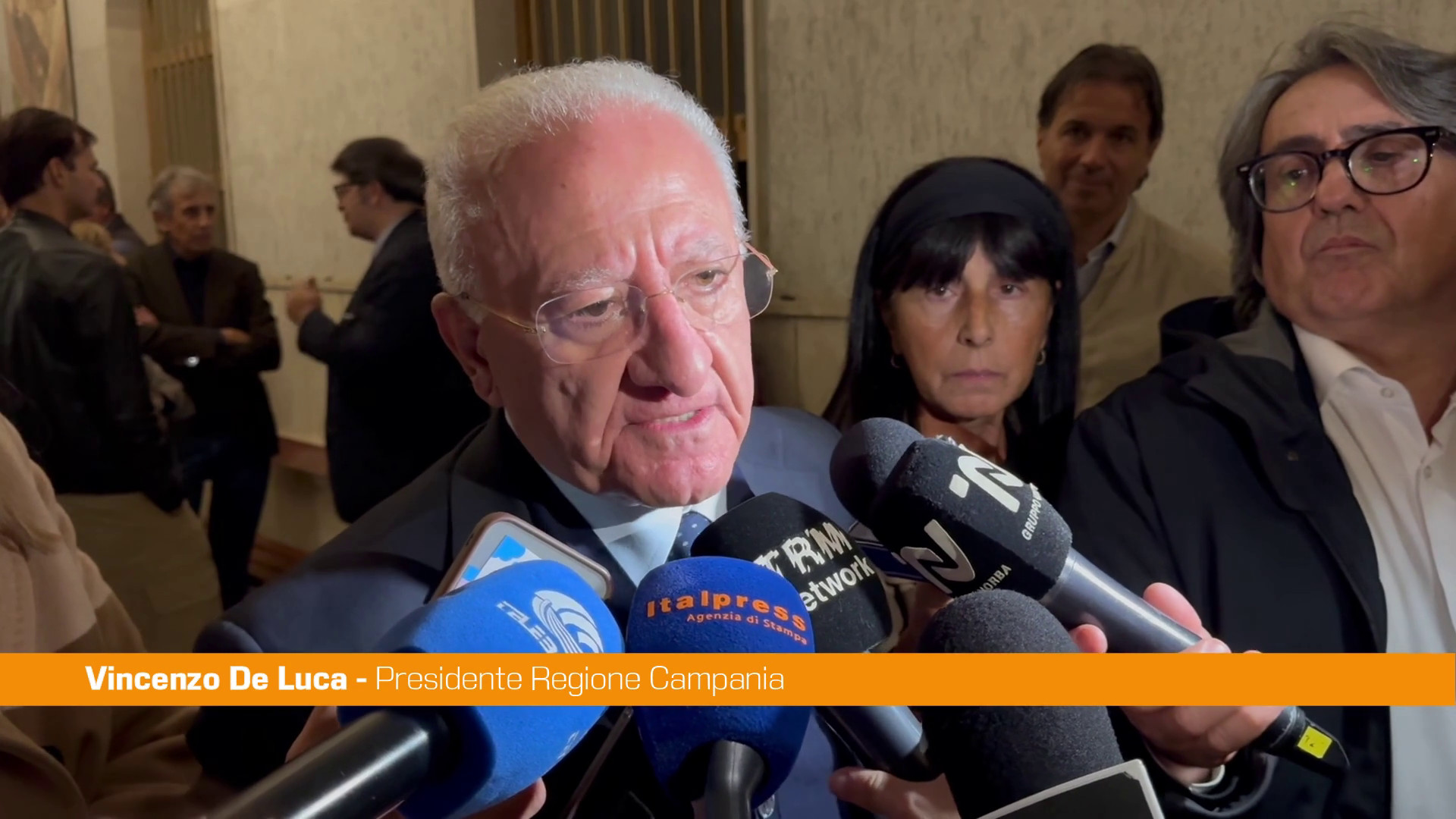 De Luca "L'inverno demografico unisce drammaticamente tutto il Sud"