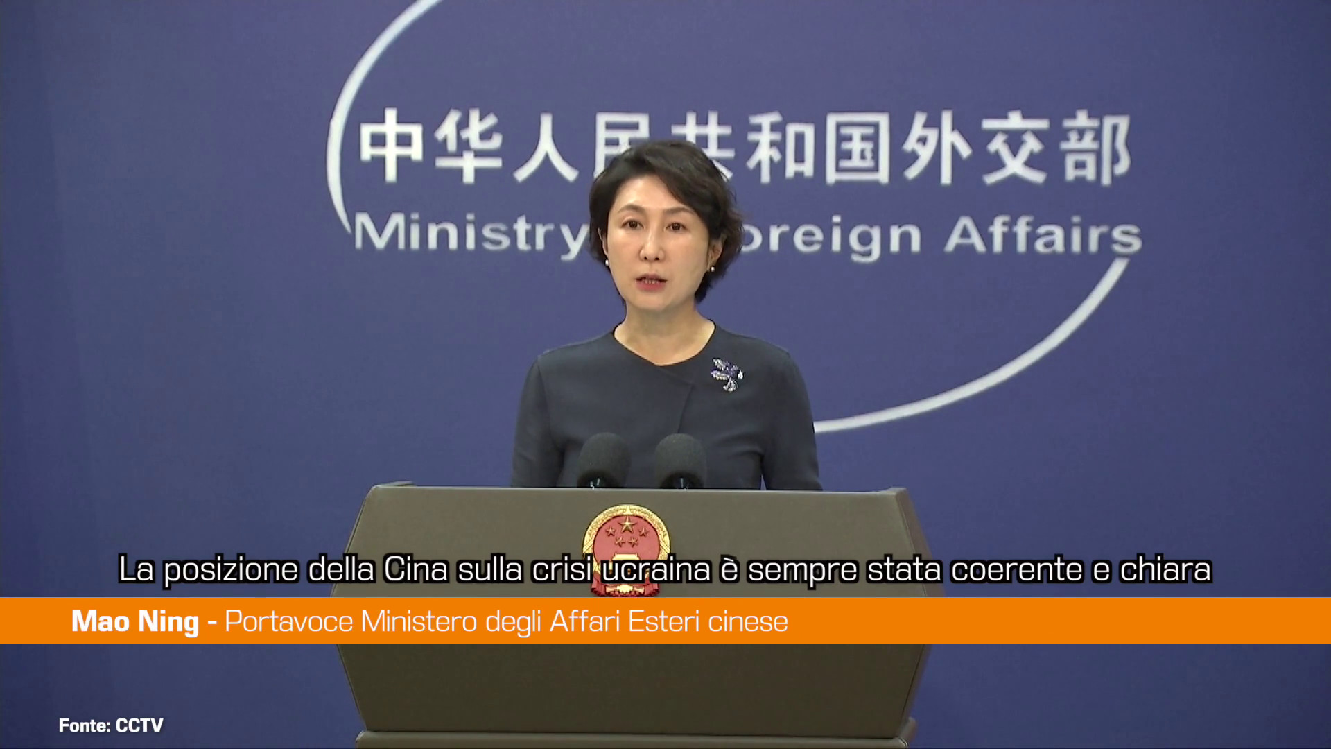 Ucraina, ministero Esteri Cina 