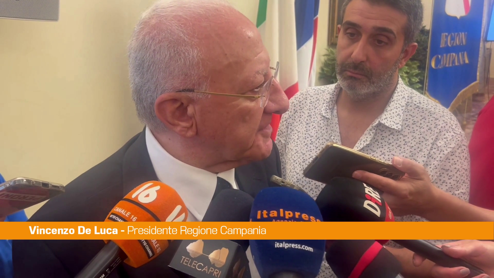 Campi Flegrei, De Luca
