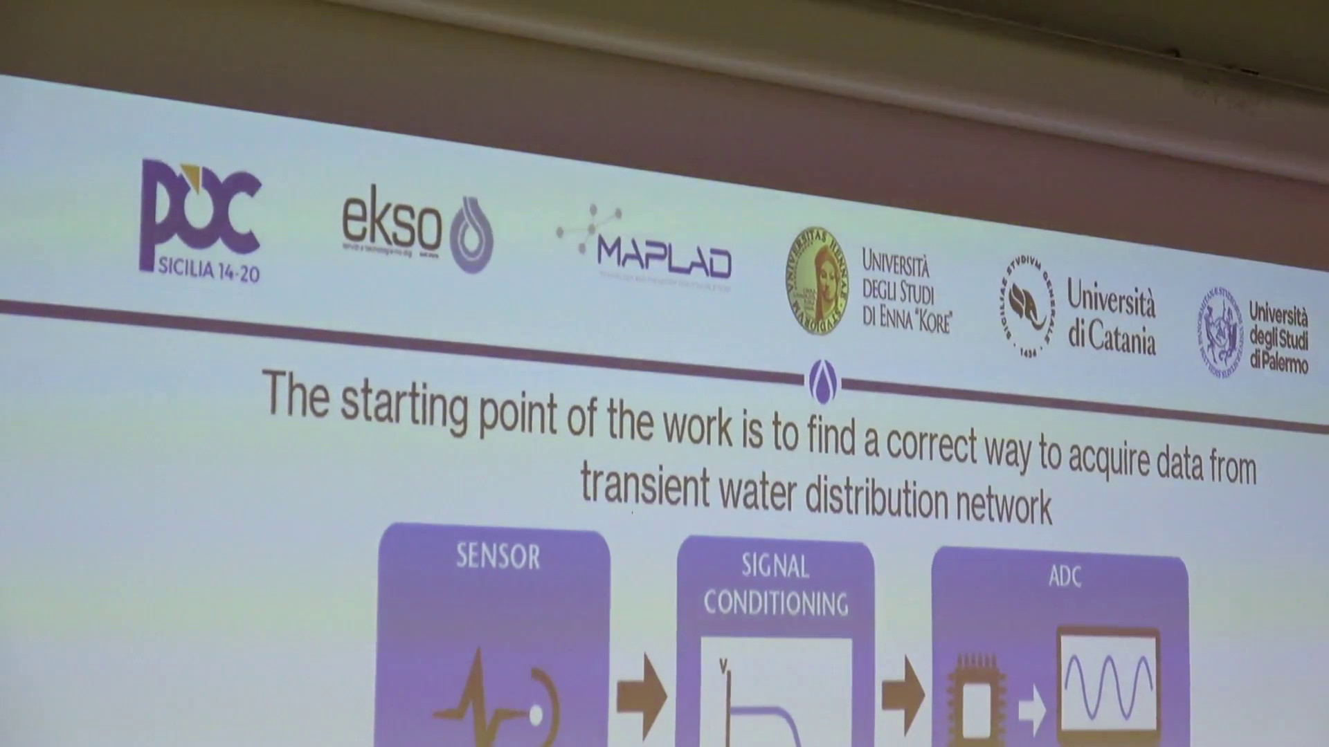Dall'Università di Palermo un progetto per reti idriche intelligenti