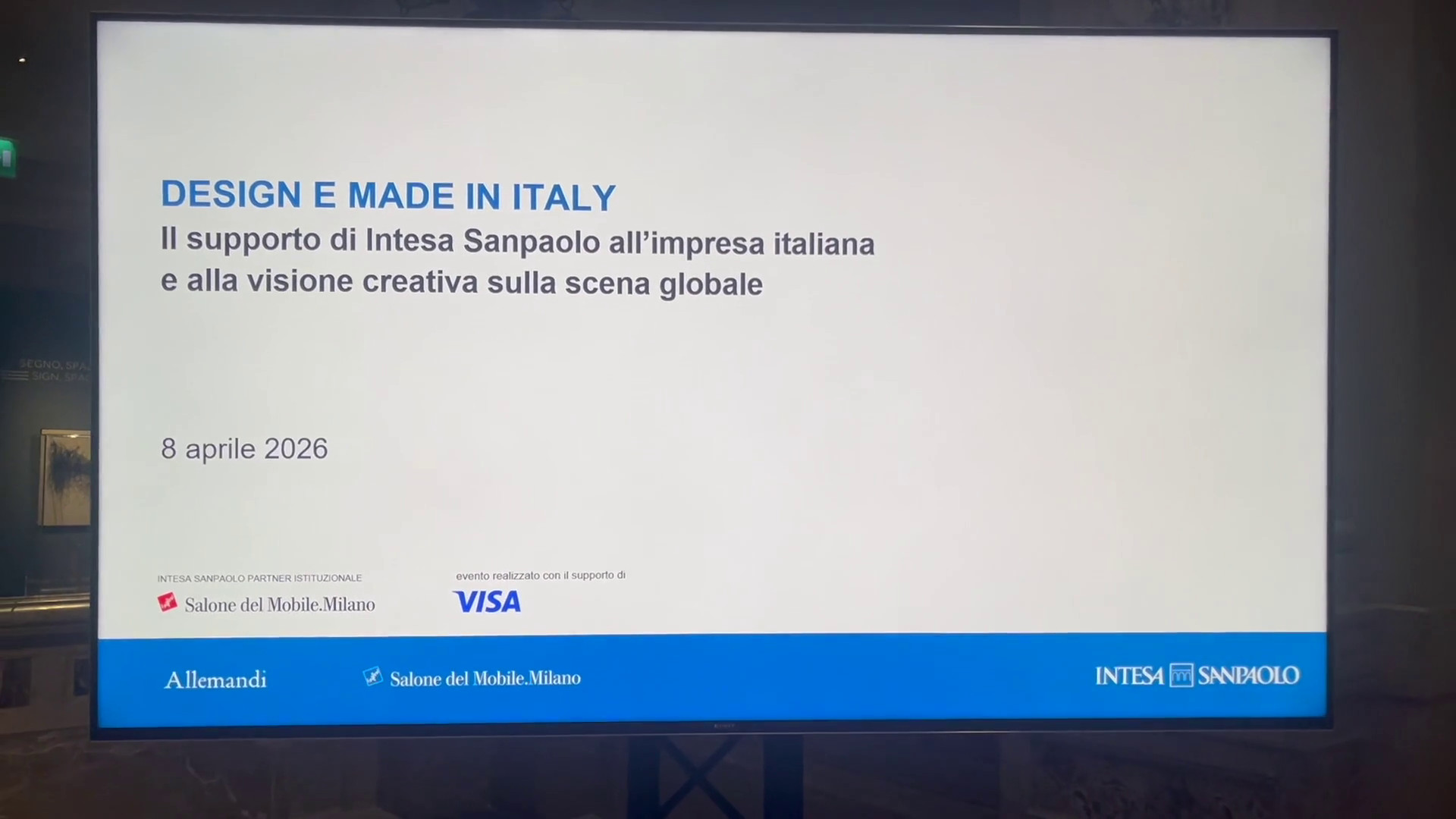 Intesa Sanpaolo al Salone del Mobile.Milano, supporto a design e Made in Italy