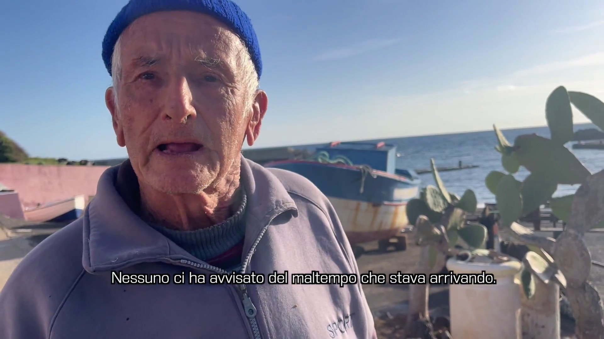 Linosa, il racconto di chi ha vissuto in prima persona il ciclone Harry