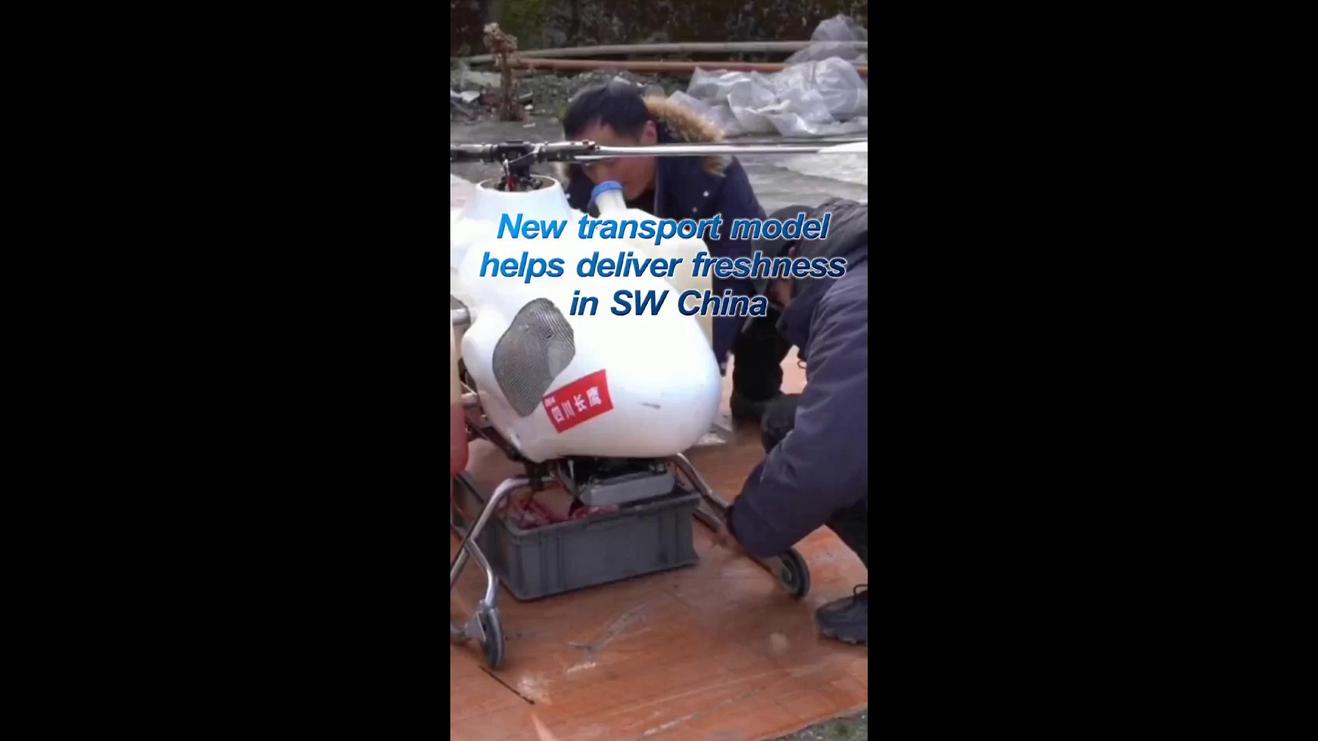 Nuovo modello di trasporto per consegnare prodotti freschi in Cina