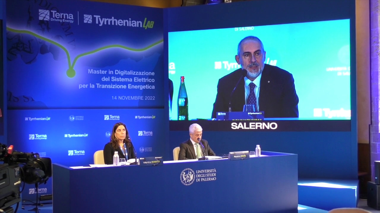 Al via Tyrrhenian Lab Terna per favorire la transizione