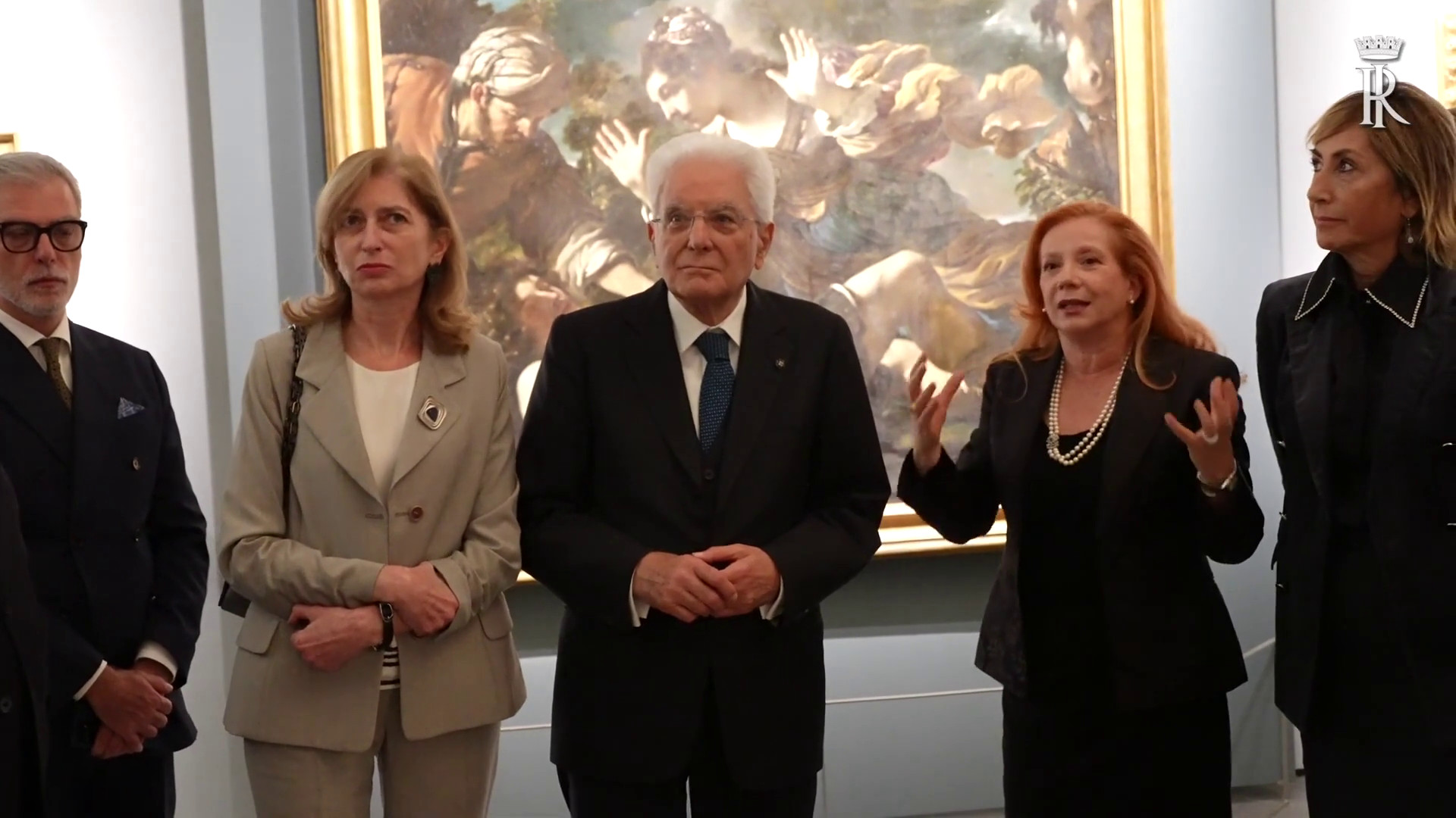 Mattarella visita la mostra “Guercino e i Ludovisi a Roma