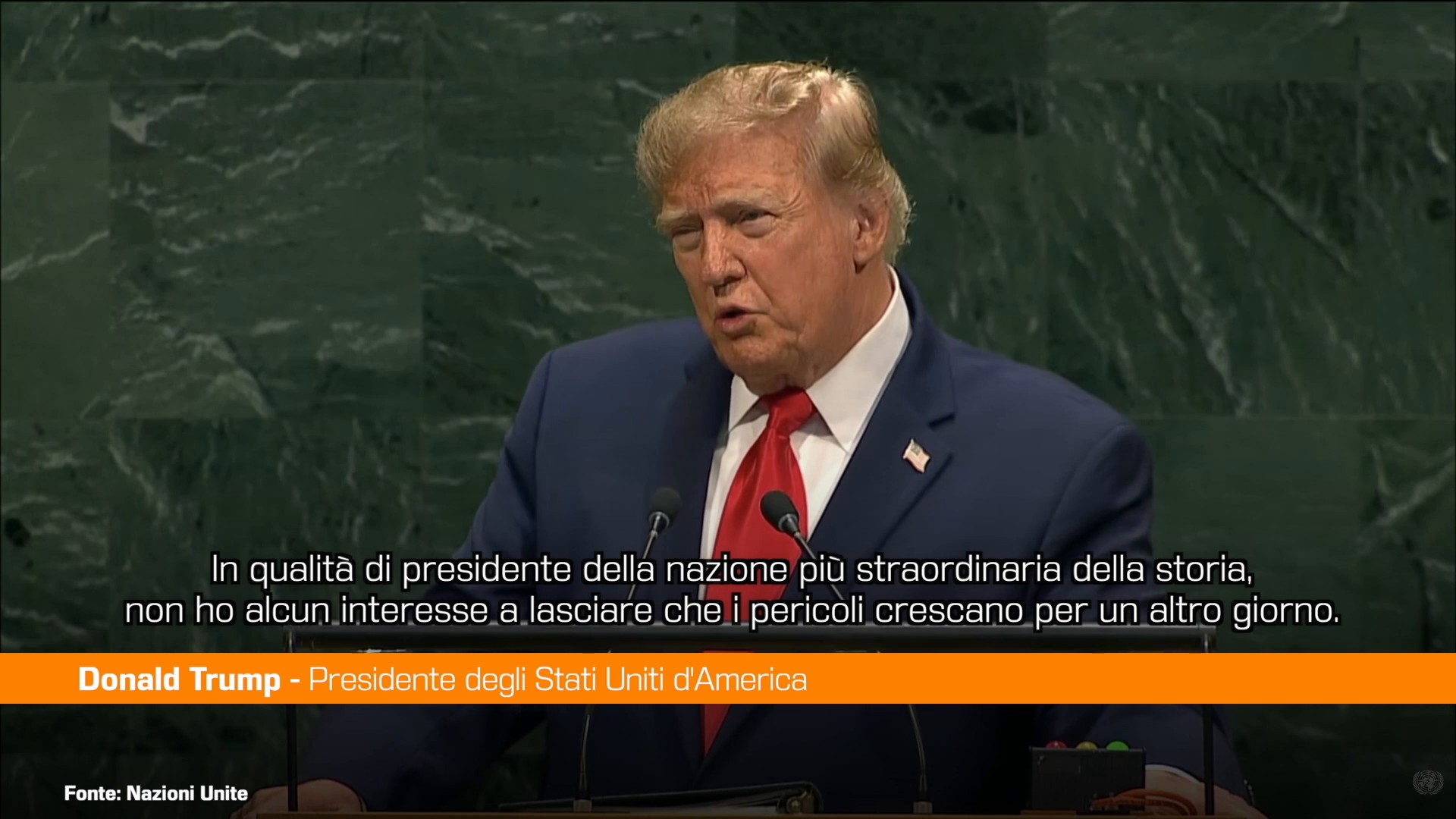 Trump all'Onu 