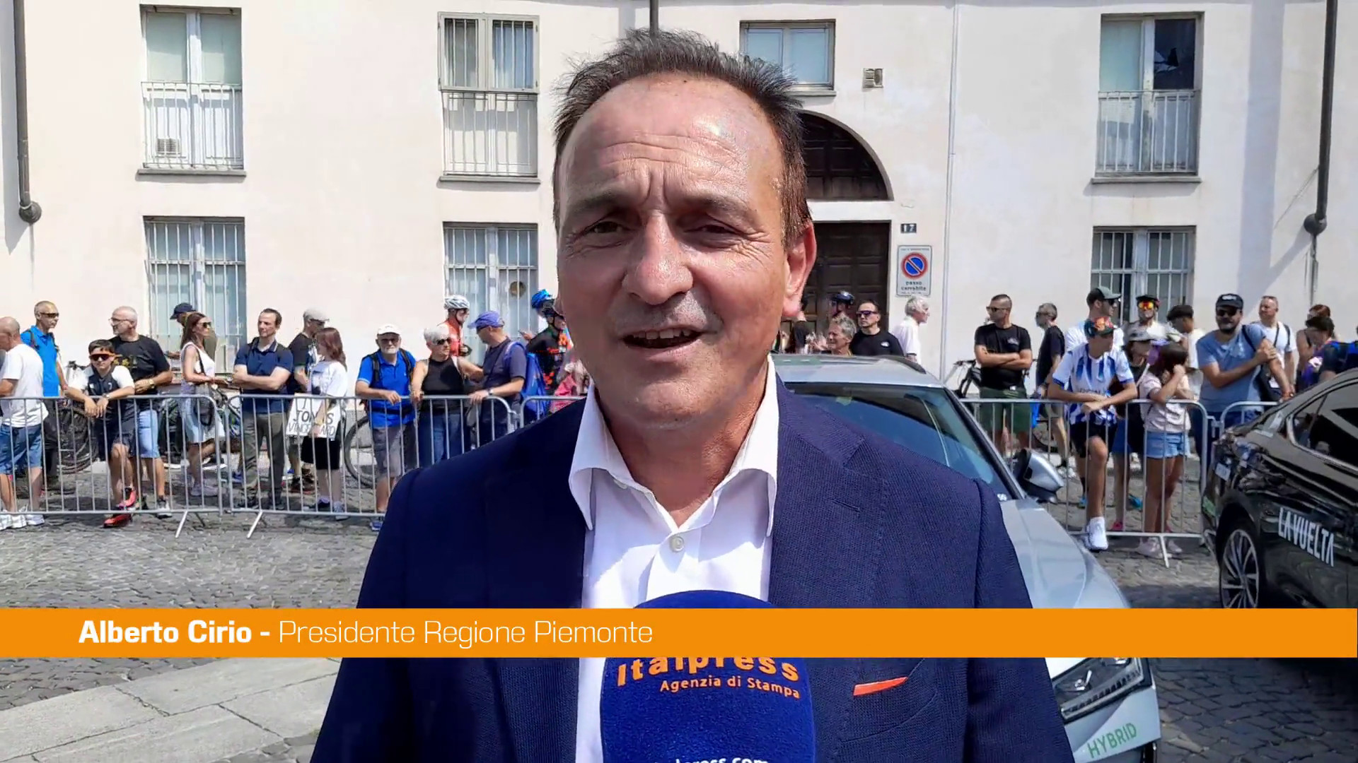 La Vuelta parte da Torino, Cirio "Giornata meravigliosa"