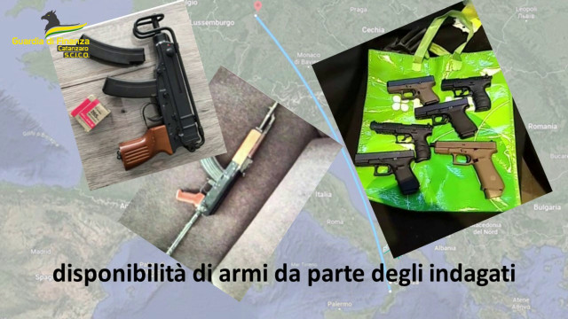Traffico di droga e armi, 25 arresti tra Italia ed Europa