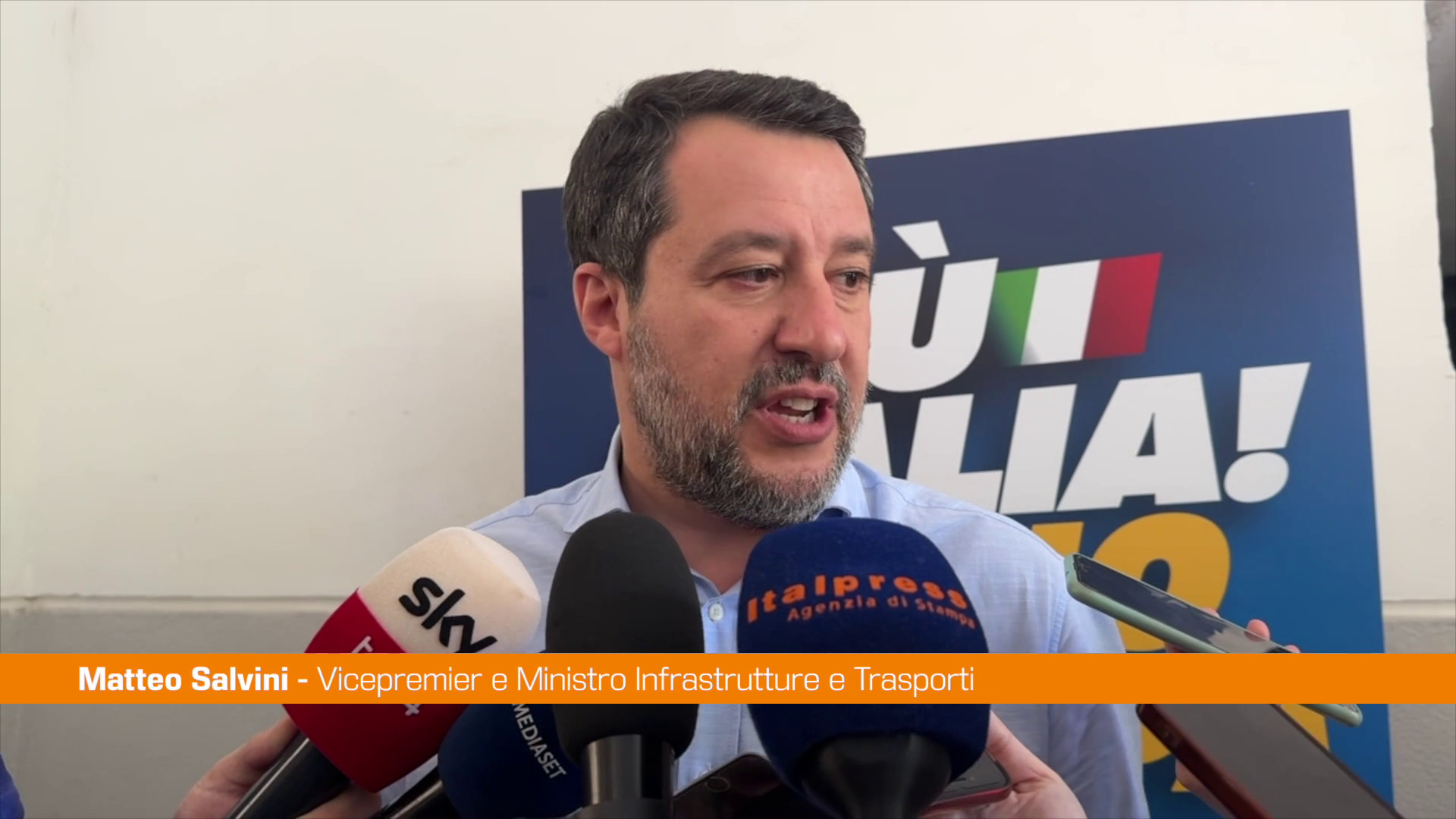 Salvini “Oggi l’Europa è al servizio di Cina e multinazionali”