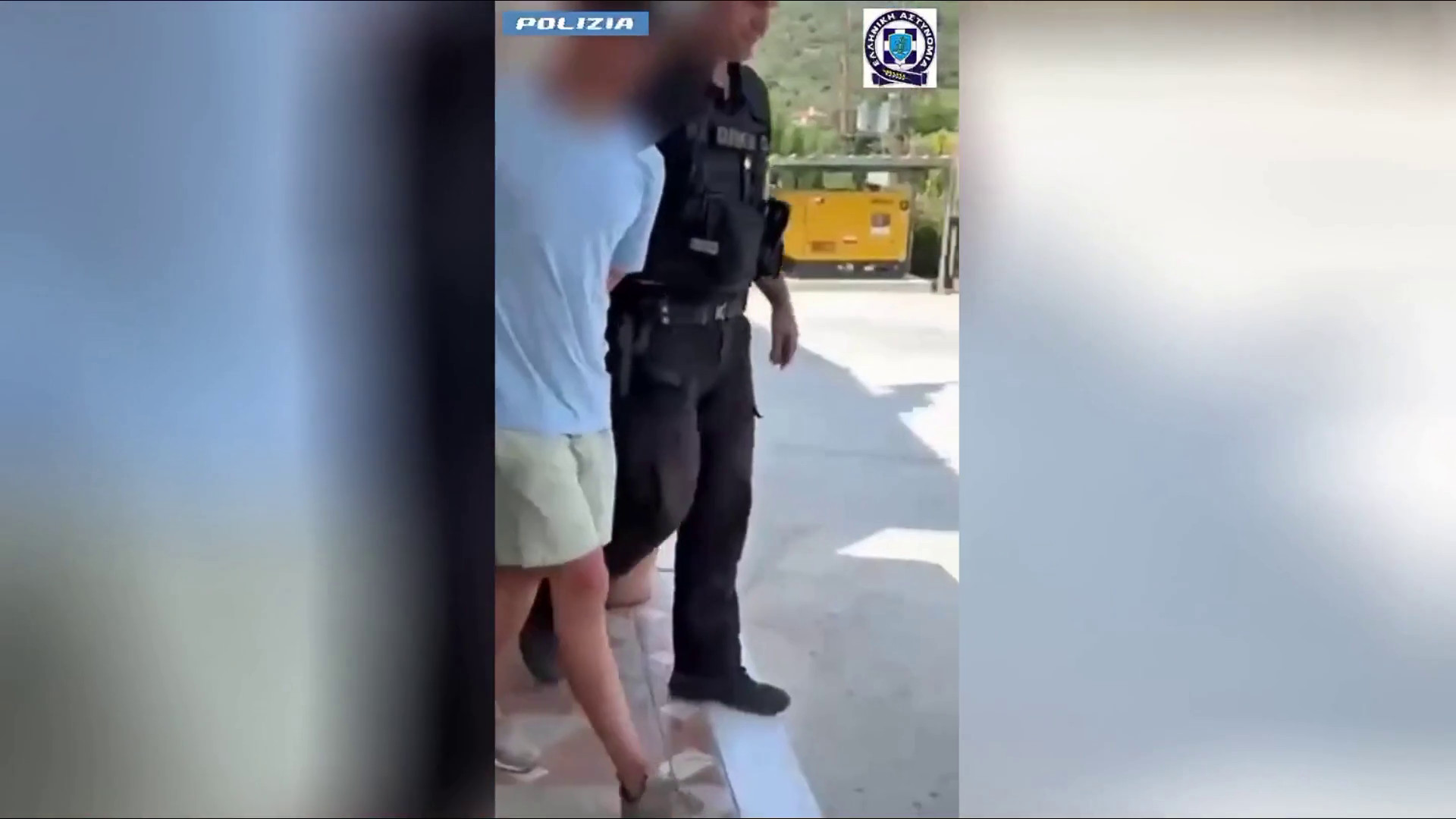 Villa Pamphili, le immagini dell'arresto in Grecia del presunto killer