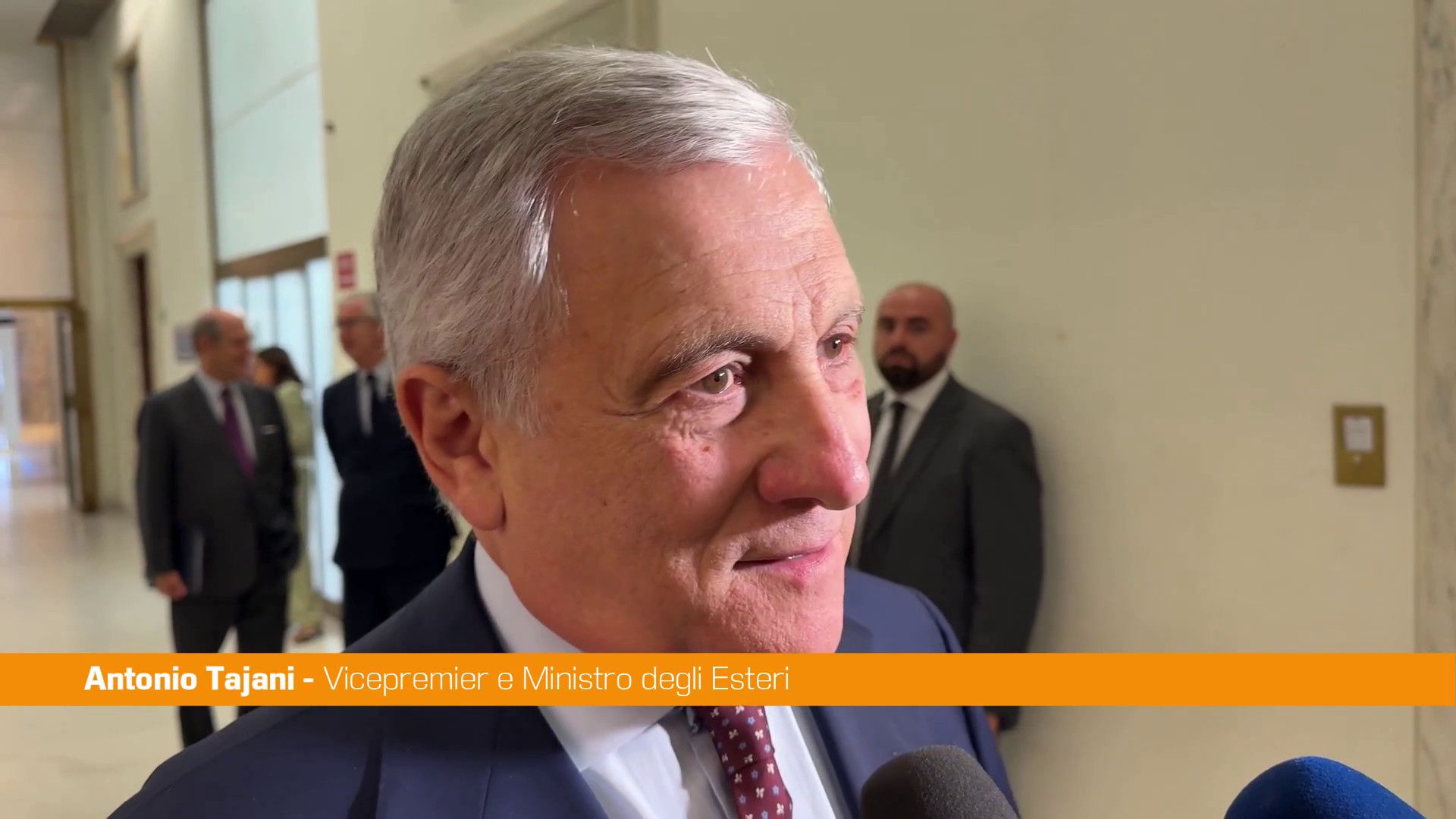 Dazi, Tajani 