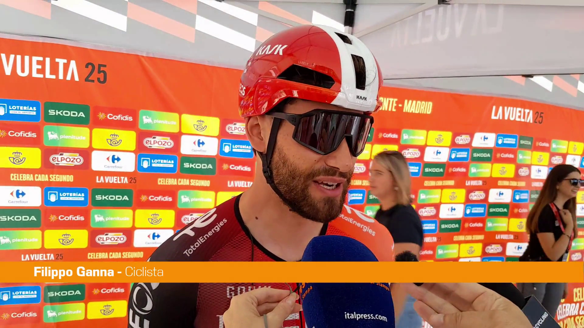 Vuelta, Ganna "Il mio obiettivo è divertirmi e fare divertire"
