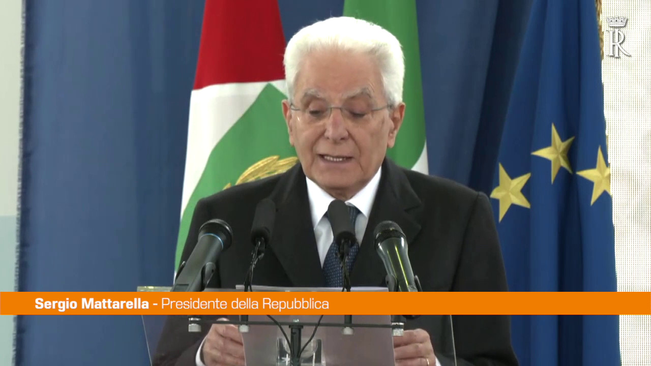 Mafie, Mattarella “Mai smettere di vigilare”