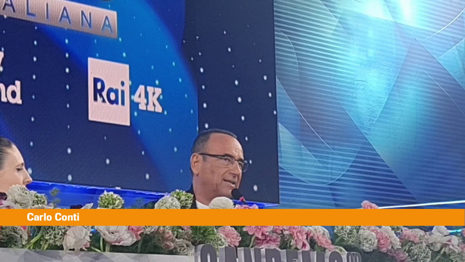 Sanremo, il saluto di Carlo Conti 