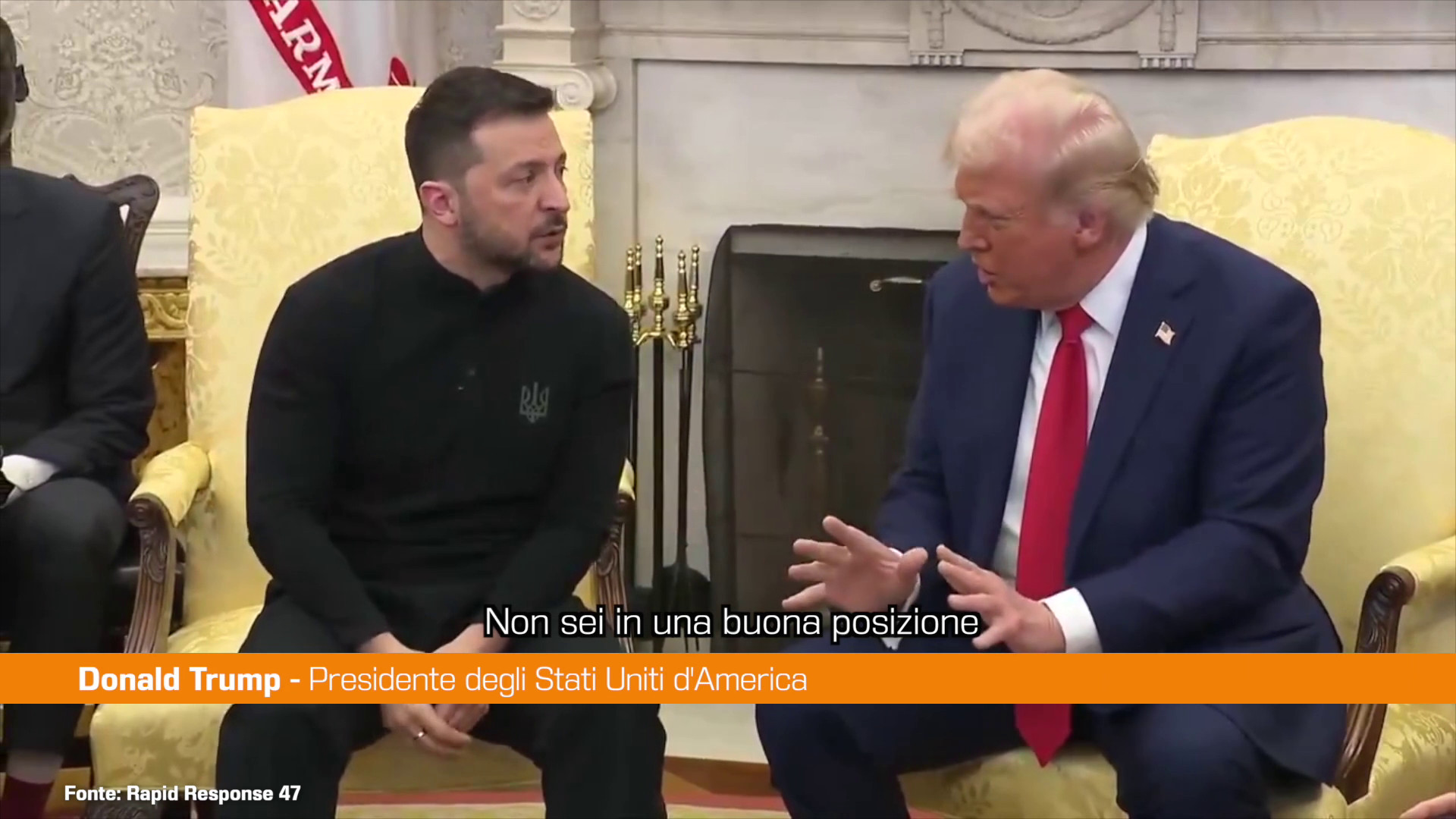 Trump a Zelensky 