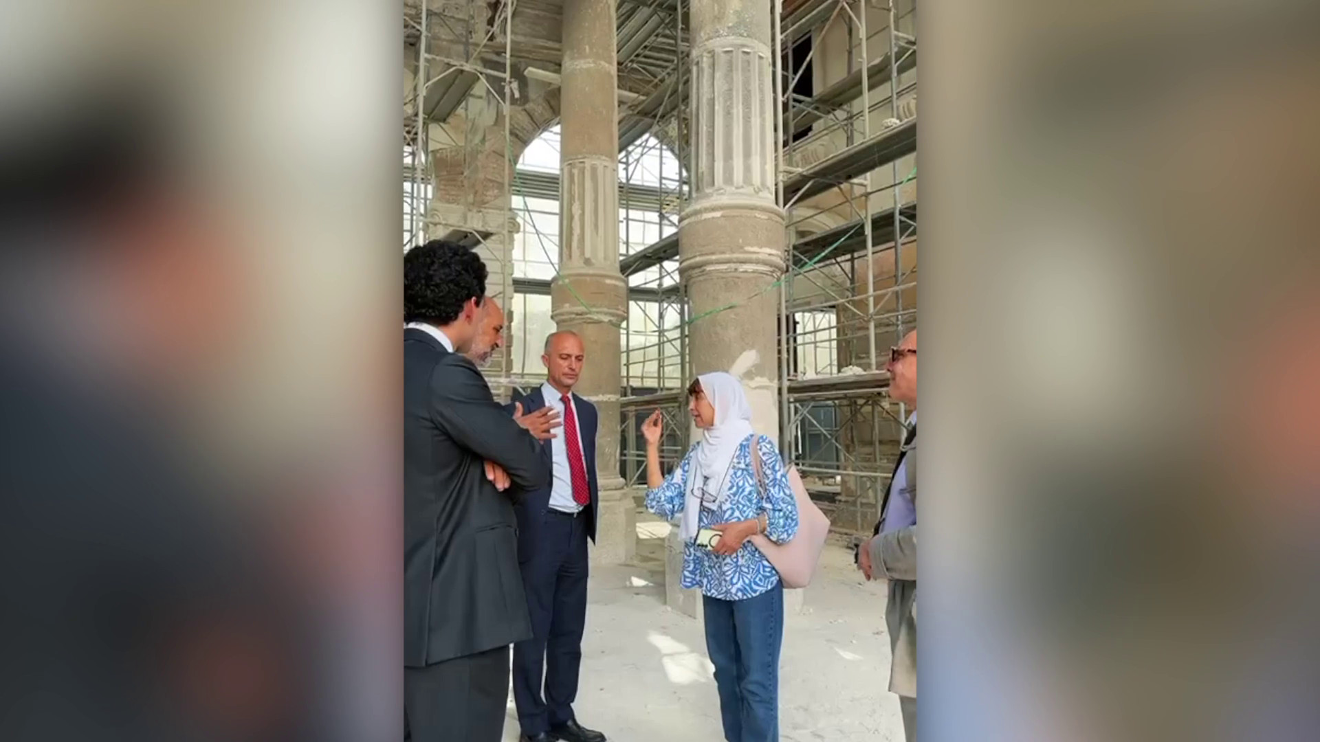 Tripoli, l’ambasciatore Alberini visita il “Galleria di Bono”