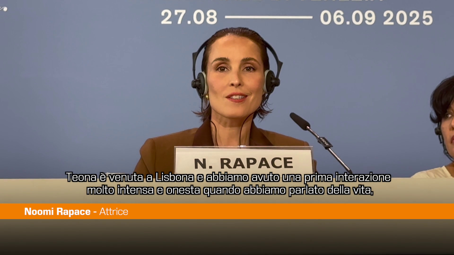 Venezia, Noomi Rapace è Madre Teresa di Calcutta in 