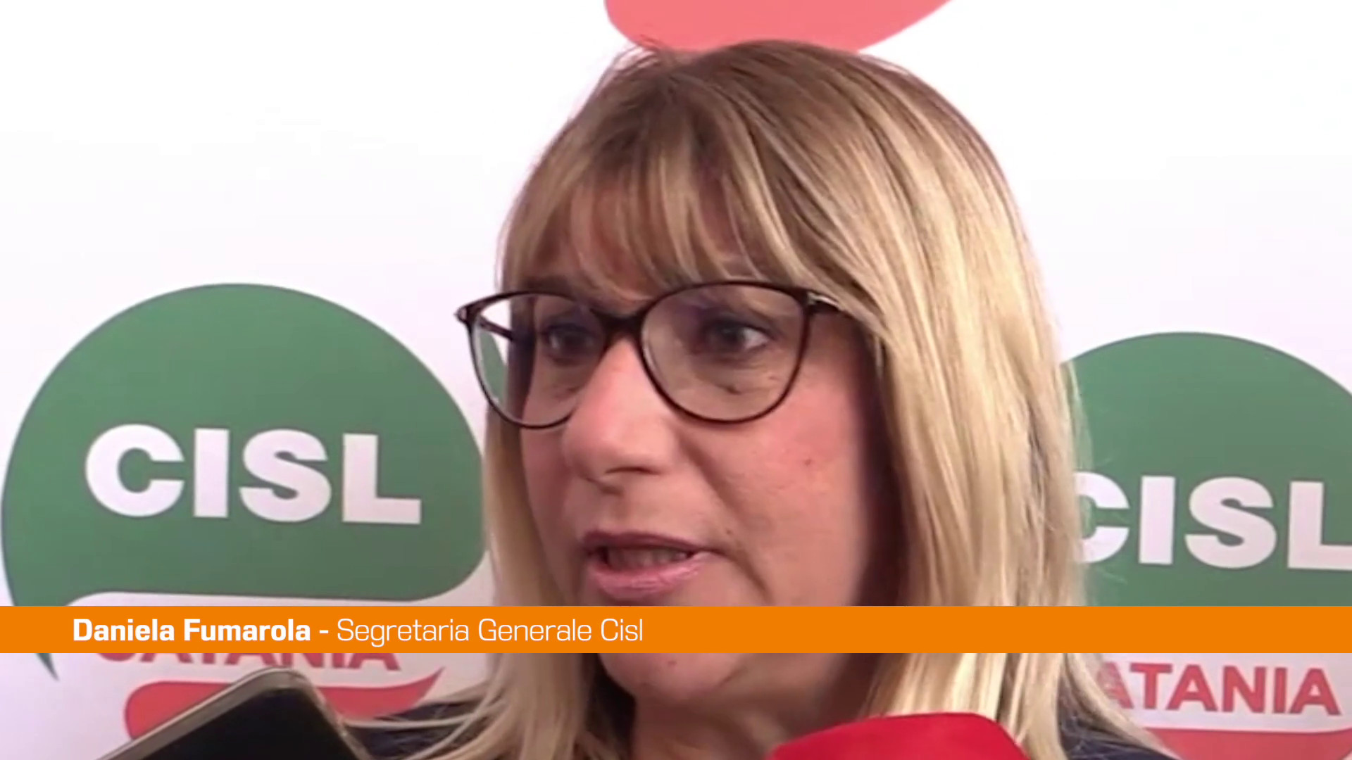 Fumarola (Cisl) a Catania 