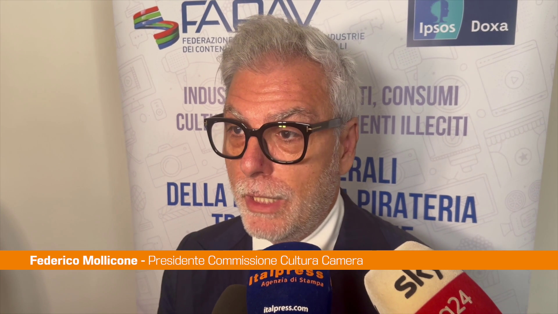 Pirateria audiovisiva: Mollicone 