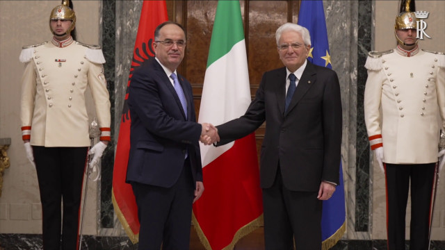 Mattarella incontra il presidente dell’Albania