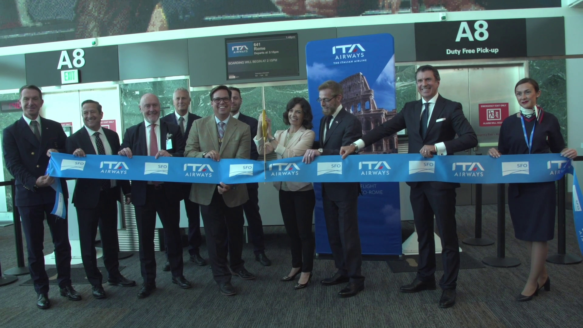 Ita Airways Inaugurato Il Nuovo Volo San Francisco Roma