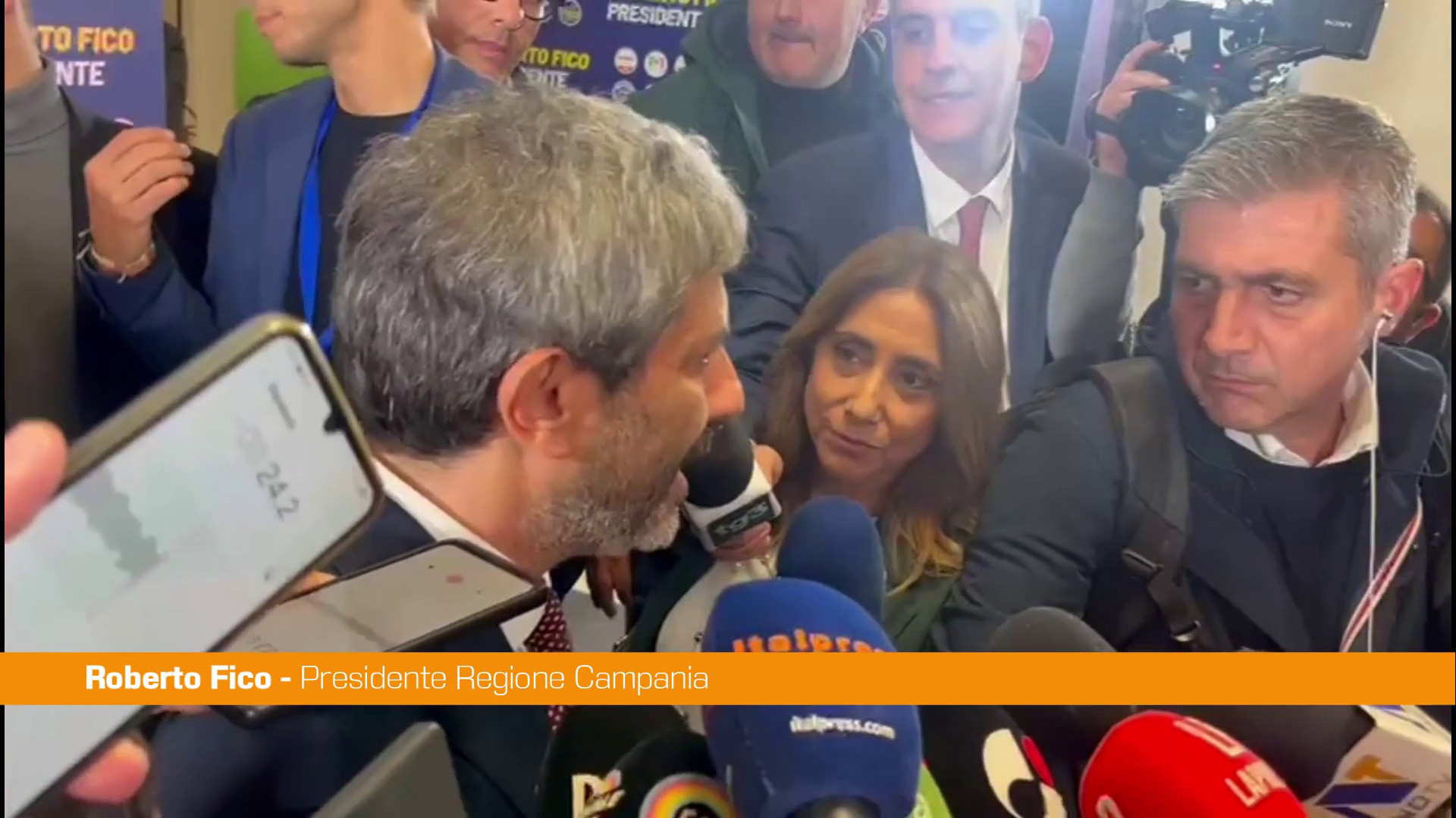 Campania, Fico eletto presidente 