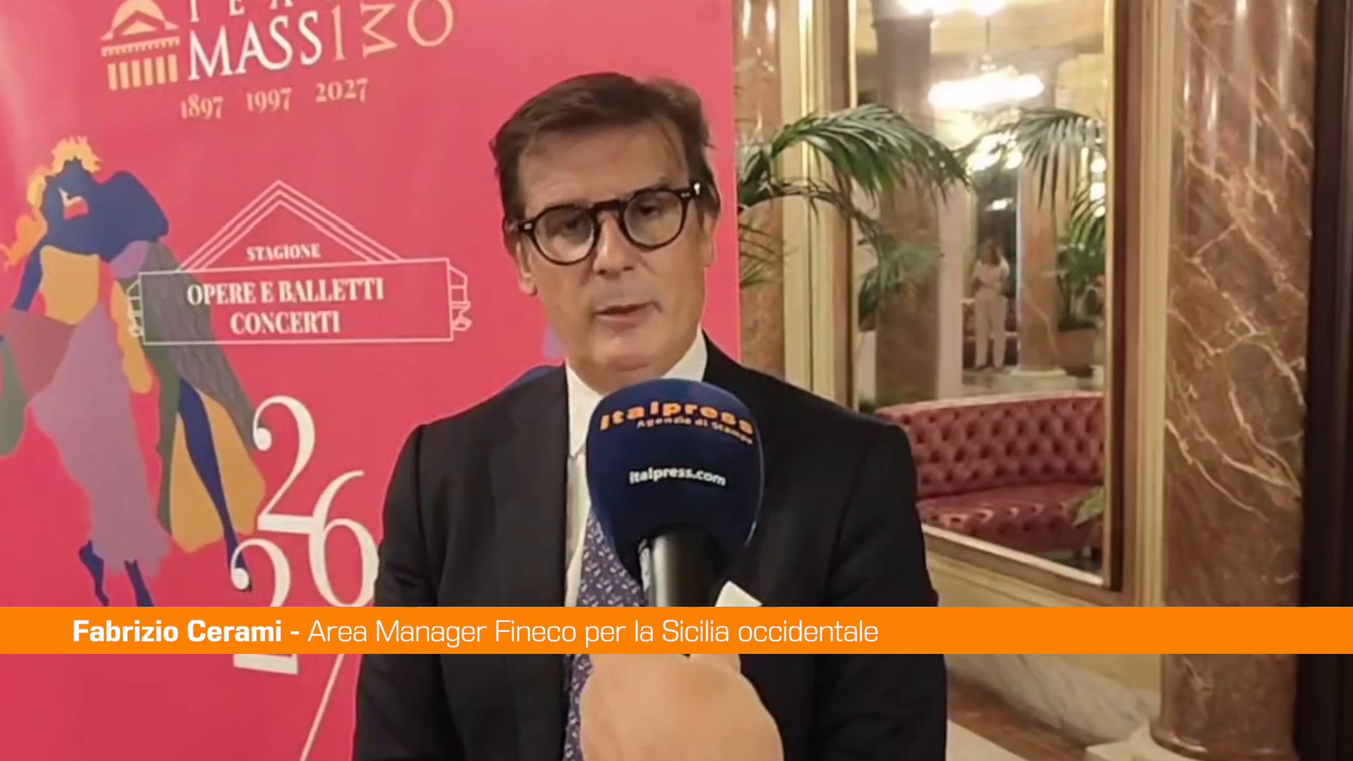 Partnership Teatro Massimo e Fineco, Cerami 