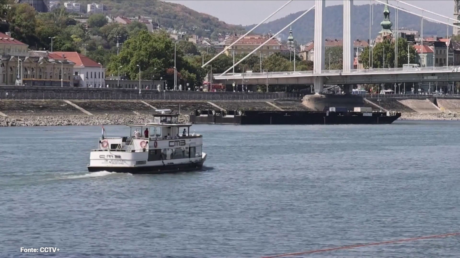 Caldo e siccità, le acque del Danubio ai minimi storici