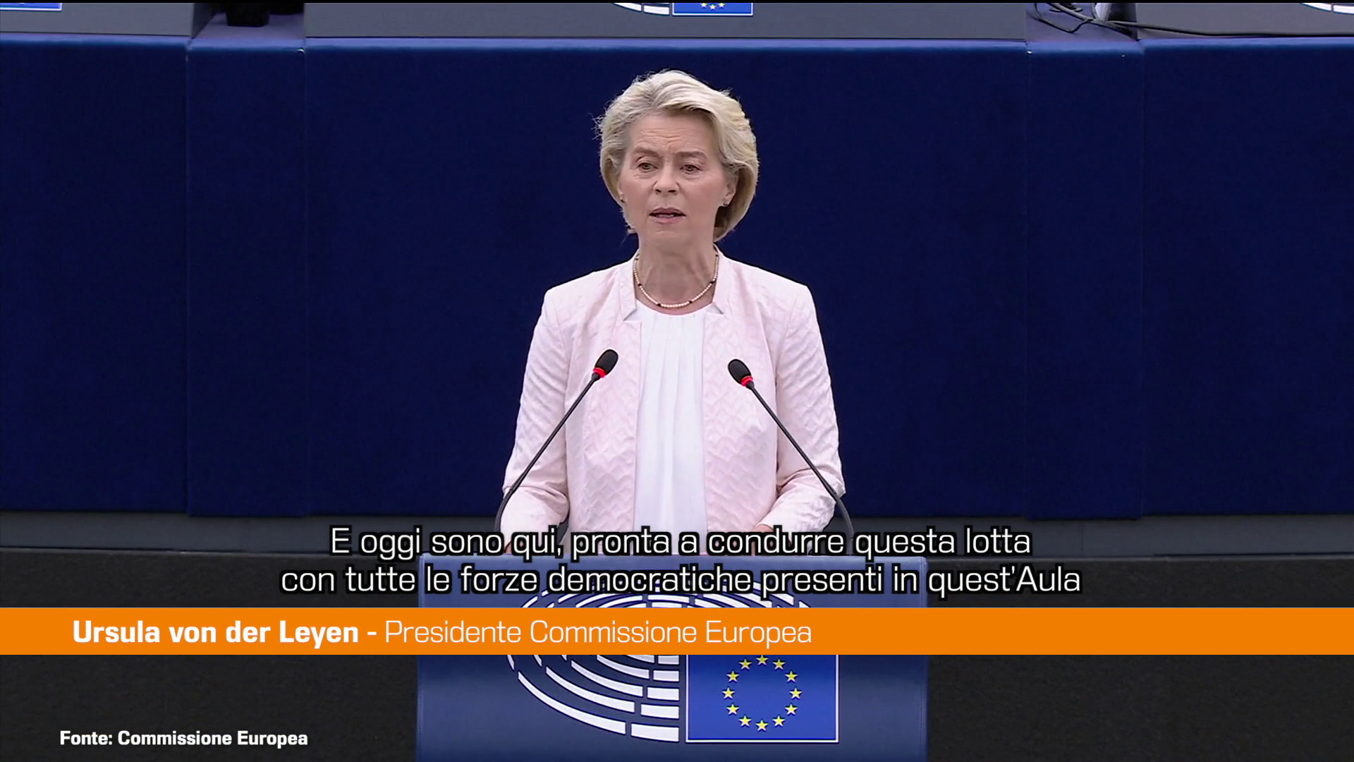 Von der Leyen “Non permetterò agli estremisti di distruggere l’Europa”