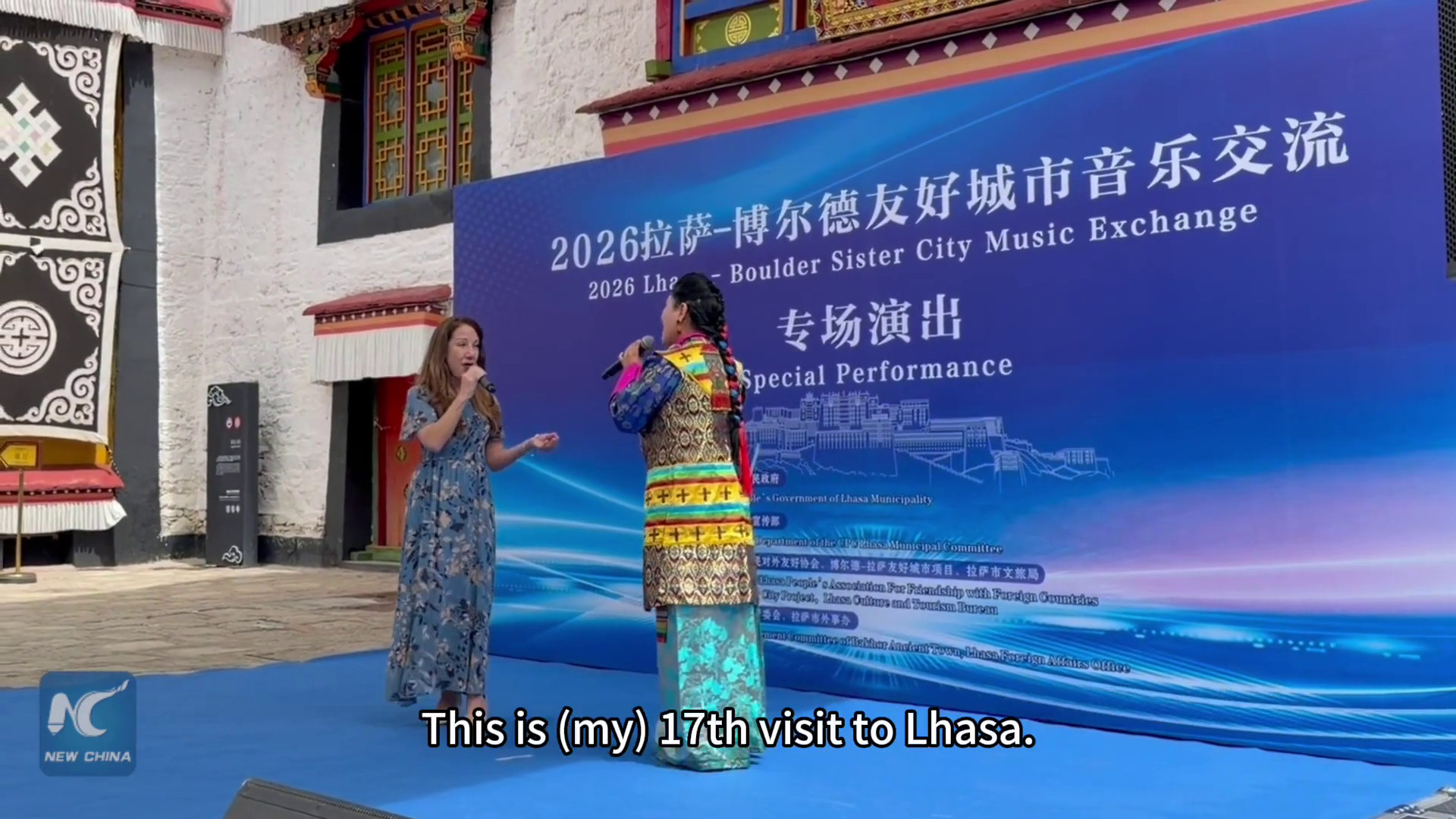 Cina-USA: musicisti di Lhasa e Boulder, in Colorado, si esibiscono nello Xizang