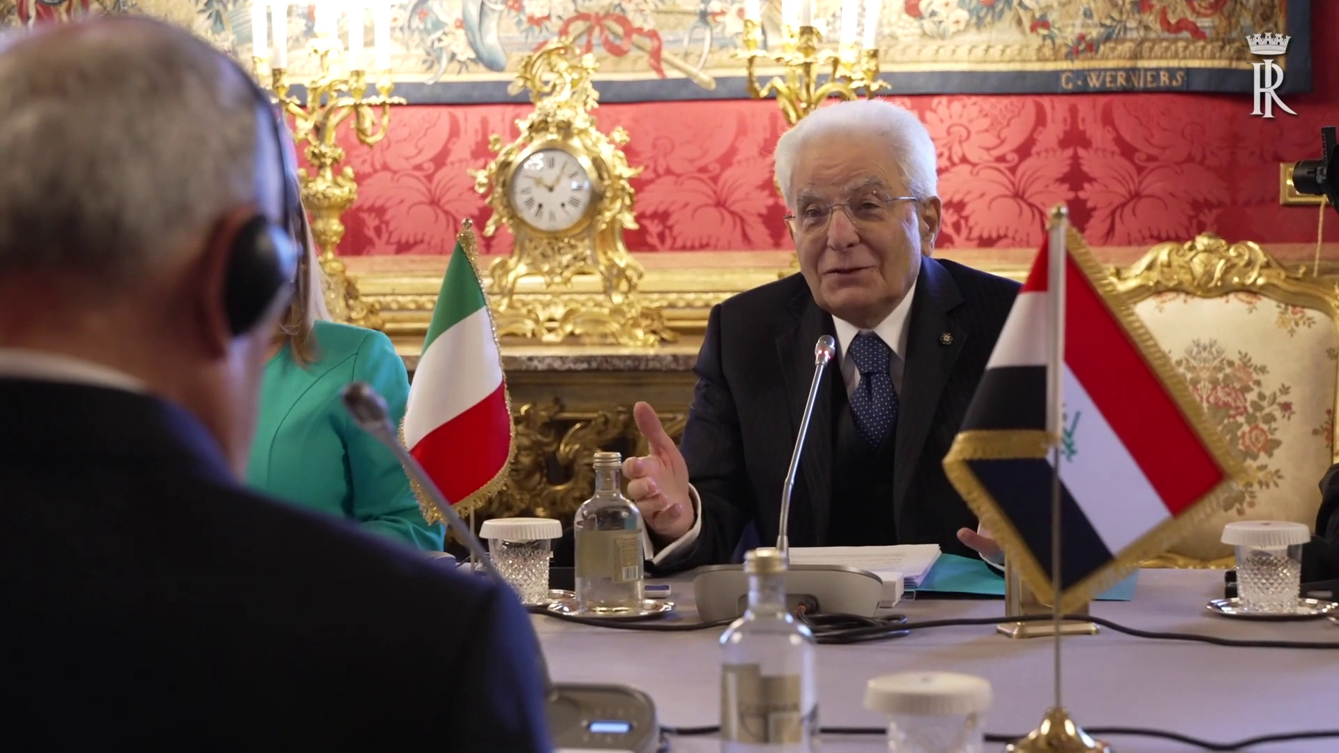 Mattarella riceve il presidente dell'Iraq Abdul Latif Rashid