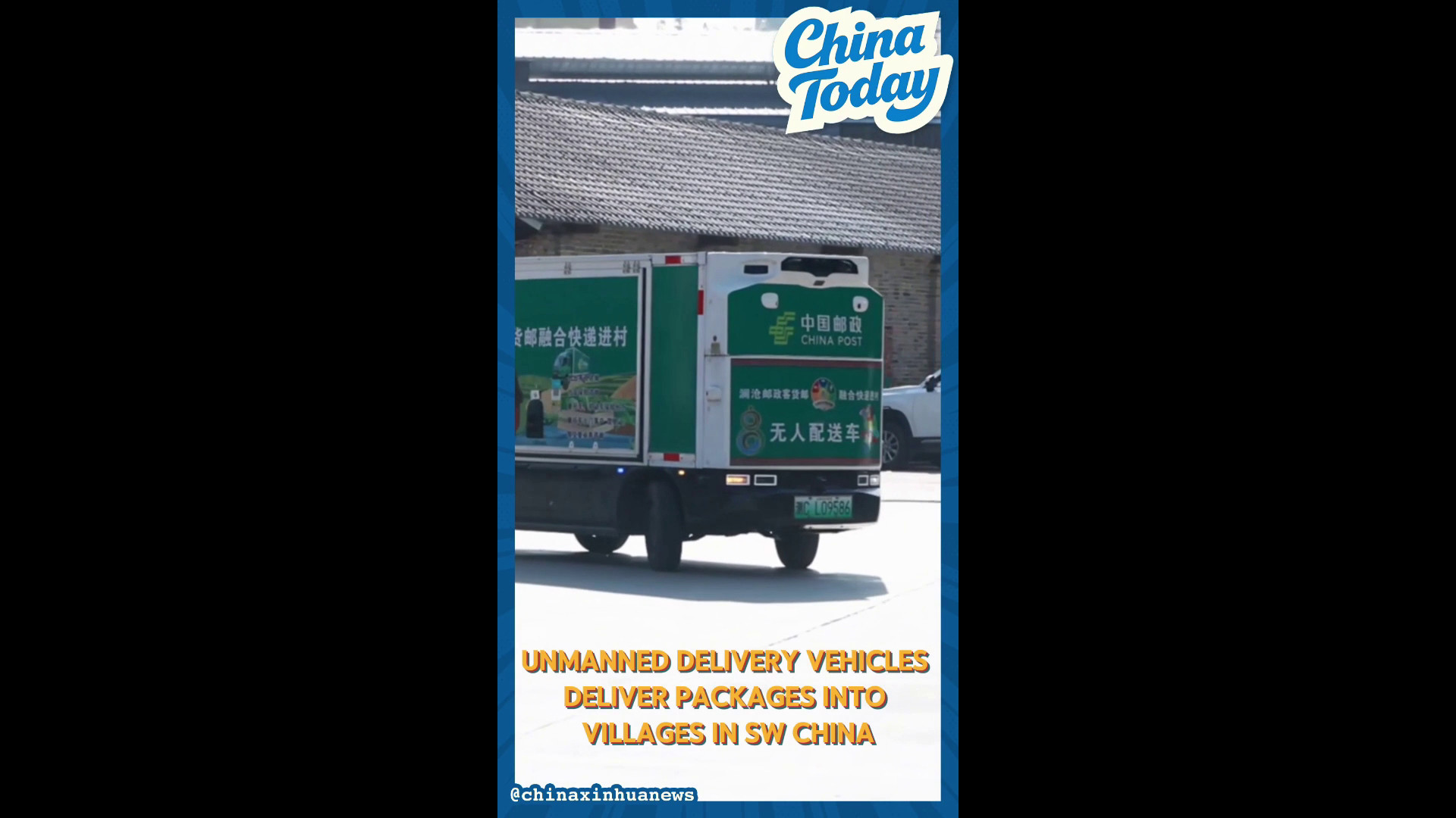Cina: veicoli senza conducente consegnano pacchi nei villaggi del sud-ovest